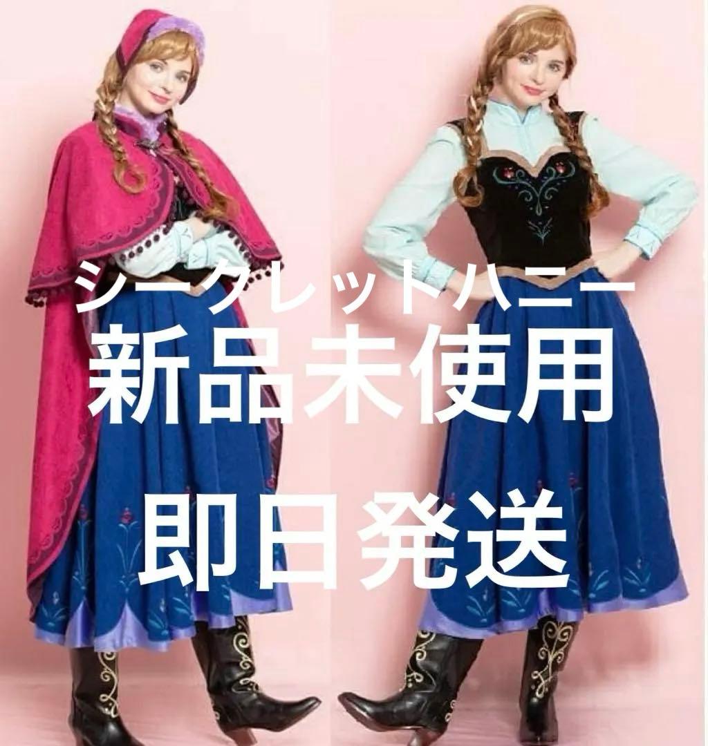【最終値下げ】シークレットハニー ディズニー アナ雪 雪山 ドレスケープ帽子手袋 シークレットハニー ディズニー アナ雪 雪山 ドレス＆ケープ帽子手袋