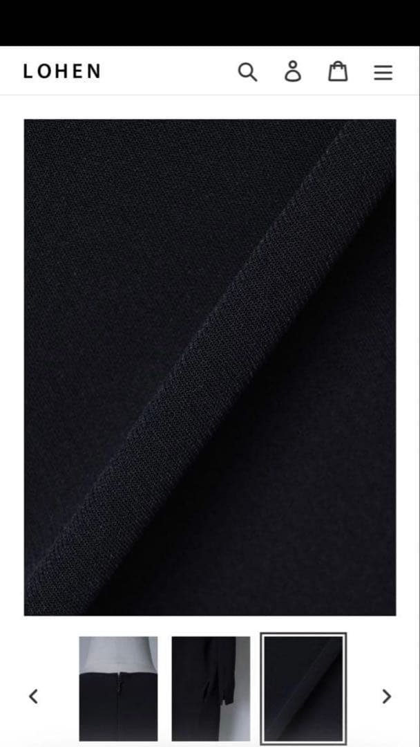 ローヘン lohen CREW NECK NARROW ONE PIECE - メルカリ