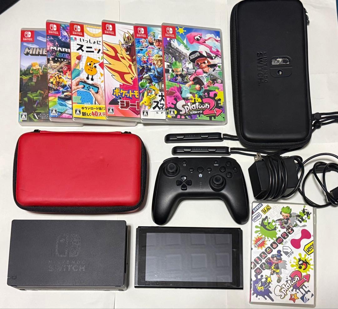 Nintendo Switch コントローラー ソフト ケース 充電器 セット Amazon.co.jp: Switch 収納 スタンド Kytok Joy-Con充電 Switchドック