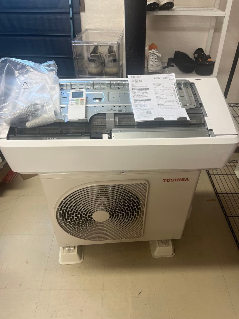 TOSHIBA 東芝 RAS-U221DZ(W) 2025年3月中旬T② TOSHIBA 東芝 RAS-U221DZ(W) 2025年3月中旬T② エアコン 2025年 大清快