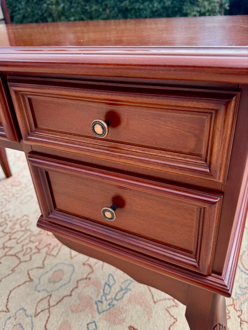 IDC大塚家具 KENT 両袖デスク 東海家具 西洋クラシック 書斎机 - メルカリ