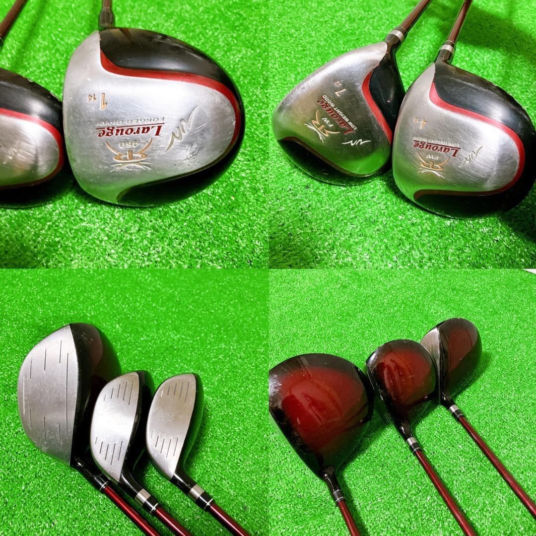 Larouge レディースゴルフクラブ ハーフセット 8本 L キャディバッグ付