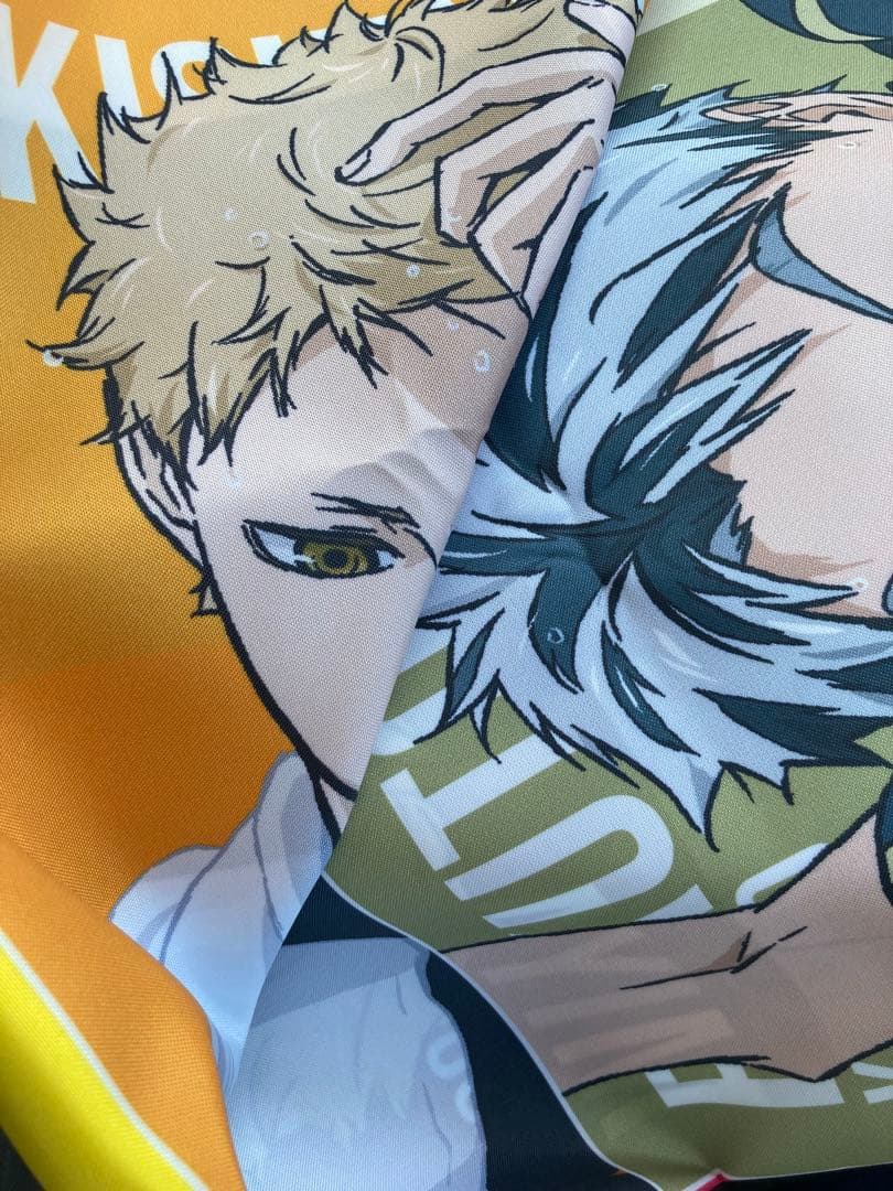 極楽湯 ハイキュー コラボ 装飾品 抽選 のぼり 集合 タペストリー