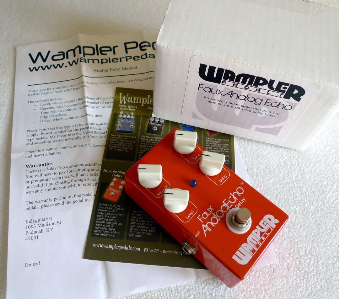 Wampler ワンプラー　Faux Analog Echo Delay 楽天市場】Wampler Pedals FAUX ANALOG
