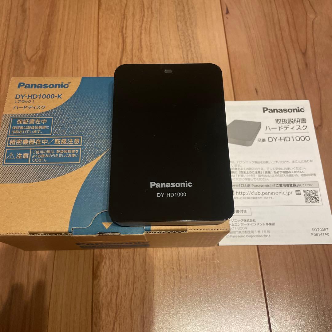 Panasonic DY-HD1000 外付けハードディス　1TB Amazon | パナソニック ハードディスク 1TB DY-HD1000-K | テレビ用HDD
