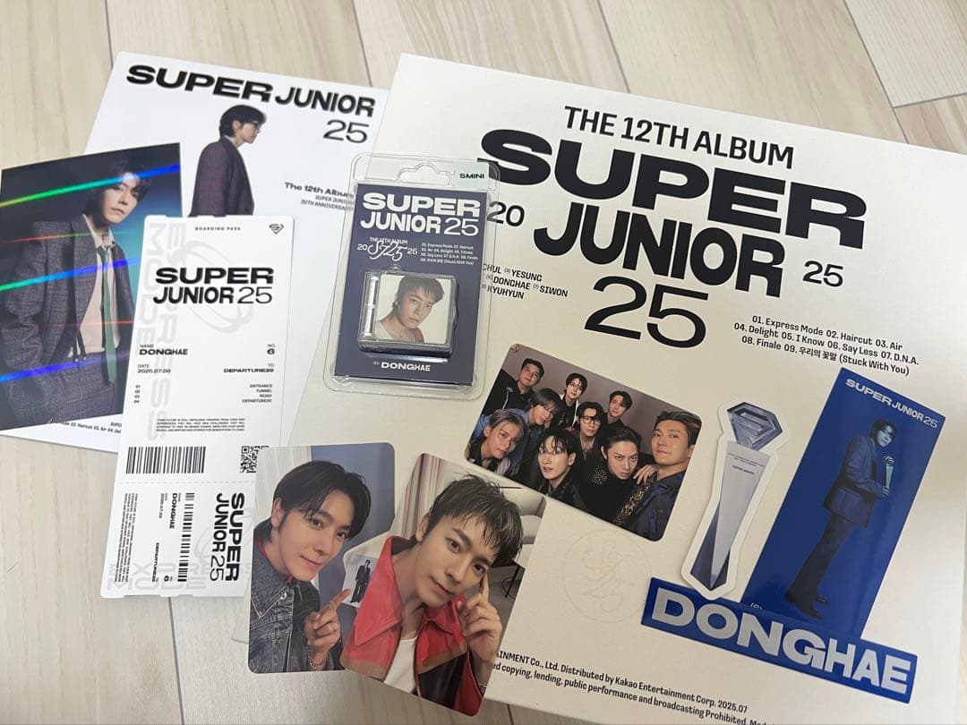 SUPER JUNIOR 25 アルバム ドンへ3種セット SUPER JUNIOR 25 アルバム ドンへ3種セット SUPER JUNIOR 25 アルバム