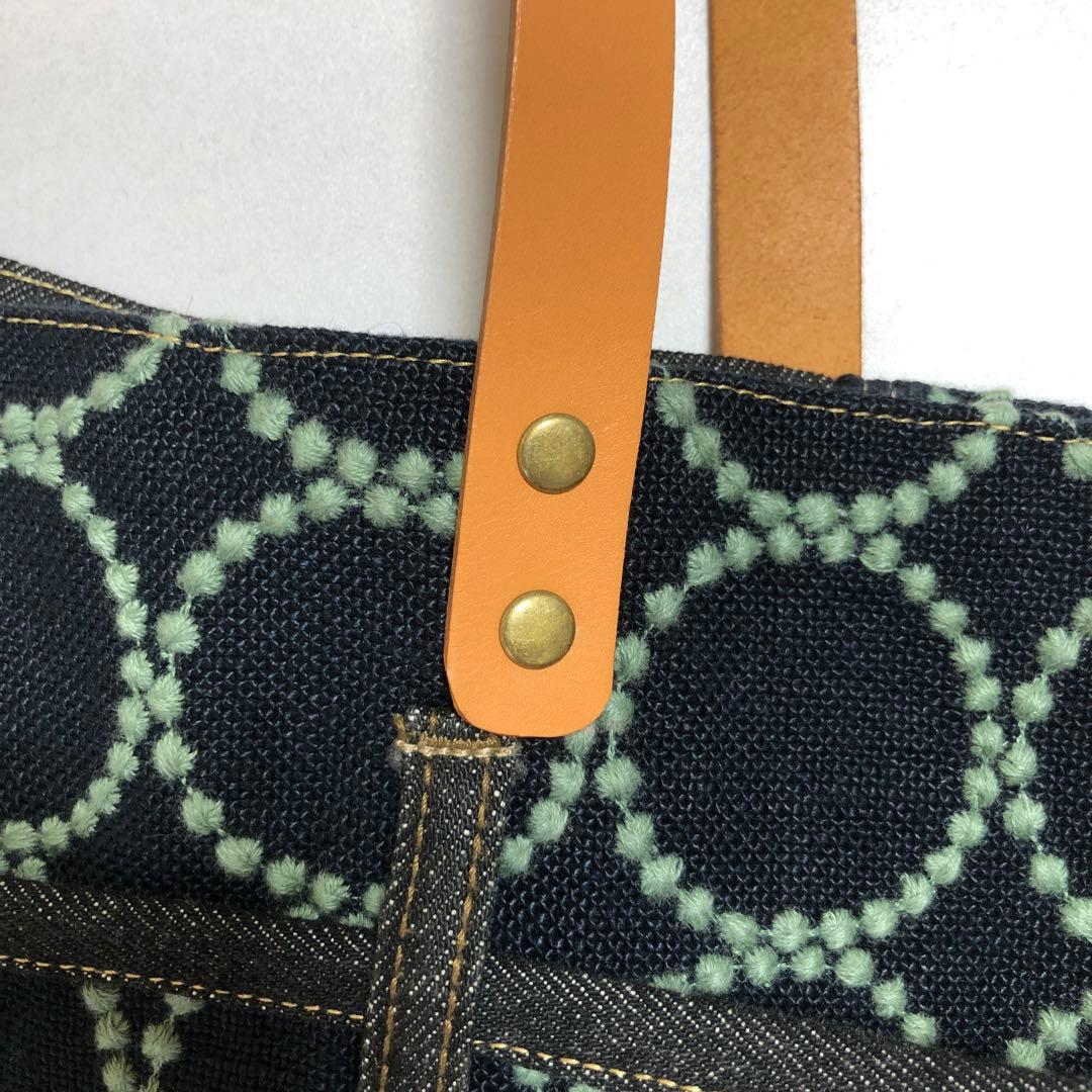 ミナペルホネン ＊ハンドメイド　Poco bag 《タンバリン》リメイクデニム②