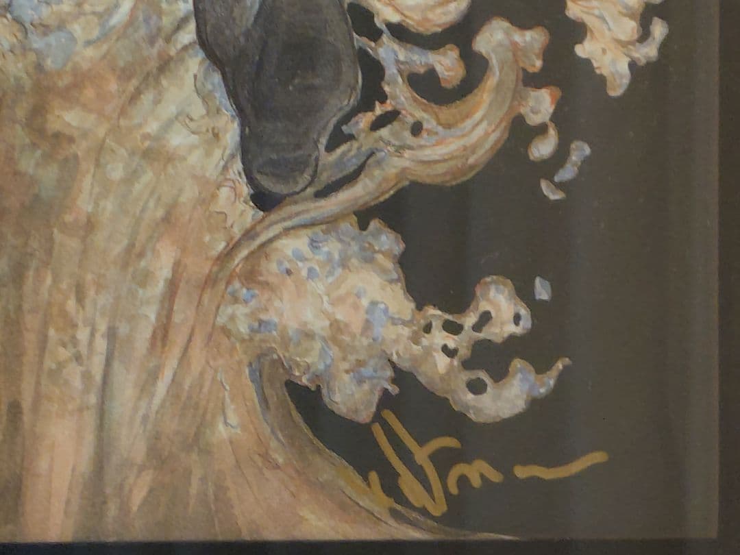 u*1様 天野喜孝 FFX 絵画 WATER WARRIOR 漆 セミオーダー - メルカリ