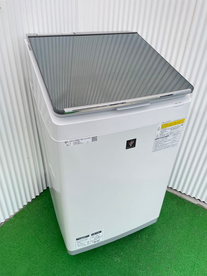 865シャープ 11kg洗濯乾燥機 熱乾燥 タッチパネル 超音波ウォッシャー