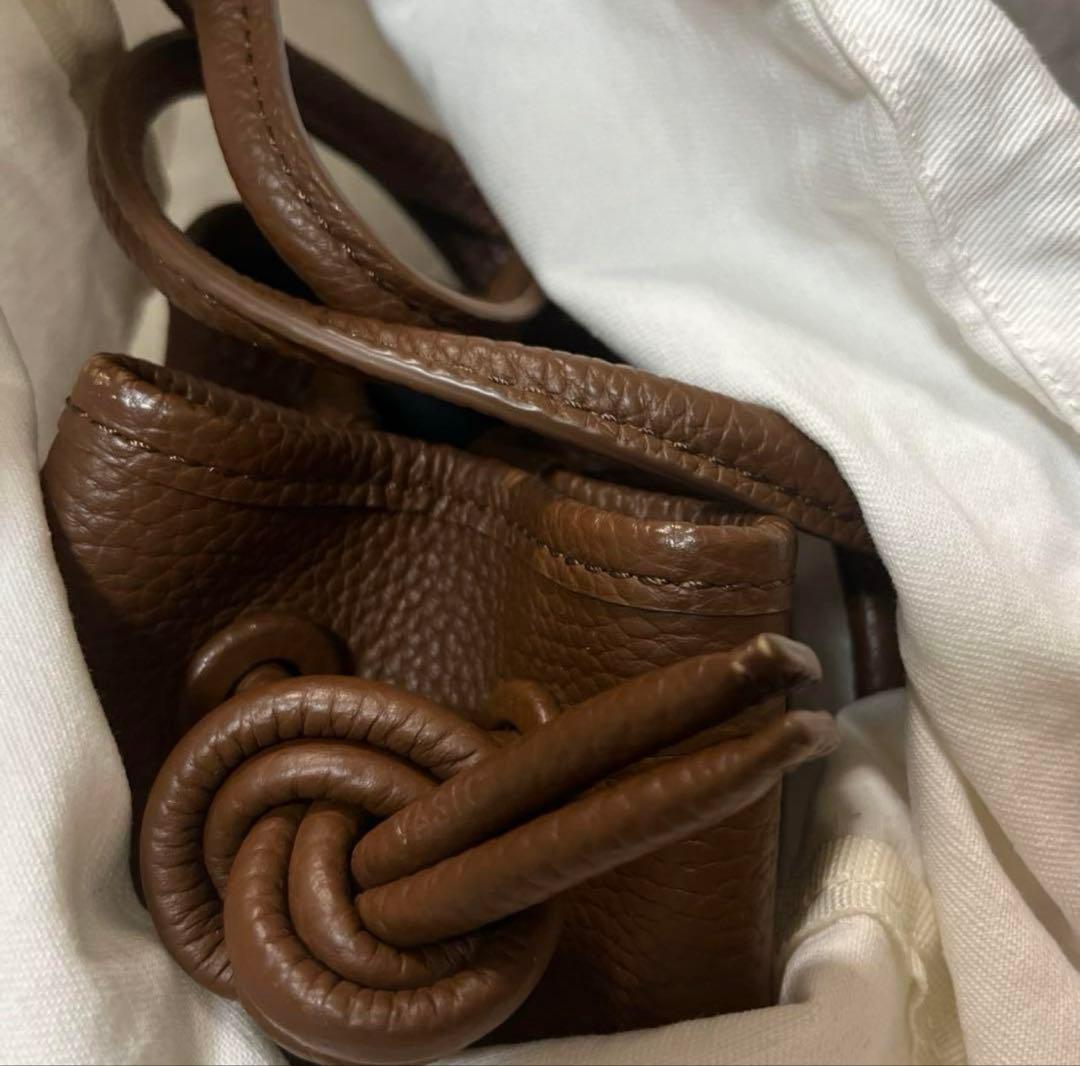 VASIC ブラウンレザー スモールスモール 保存袋付き - メルカリ