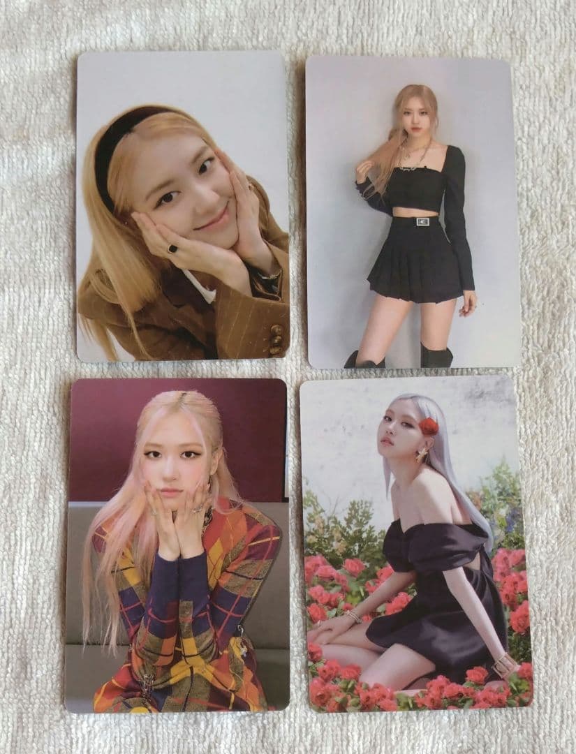 BLACKPINK ロゼ ROSE トレカ 韓国限定 4枚セット No.223 - メルカリ