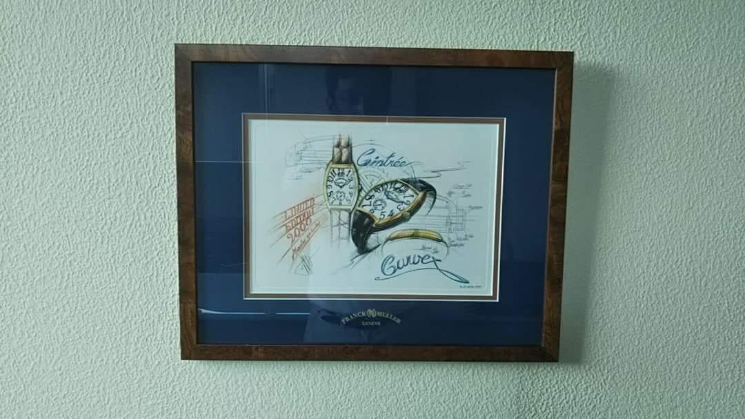 【貴重】フランクミュラー FRANCK MULLER 絵画 ① 貴重】フランクミュラー FRANCK MULLER 絵画 ①