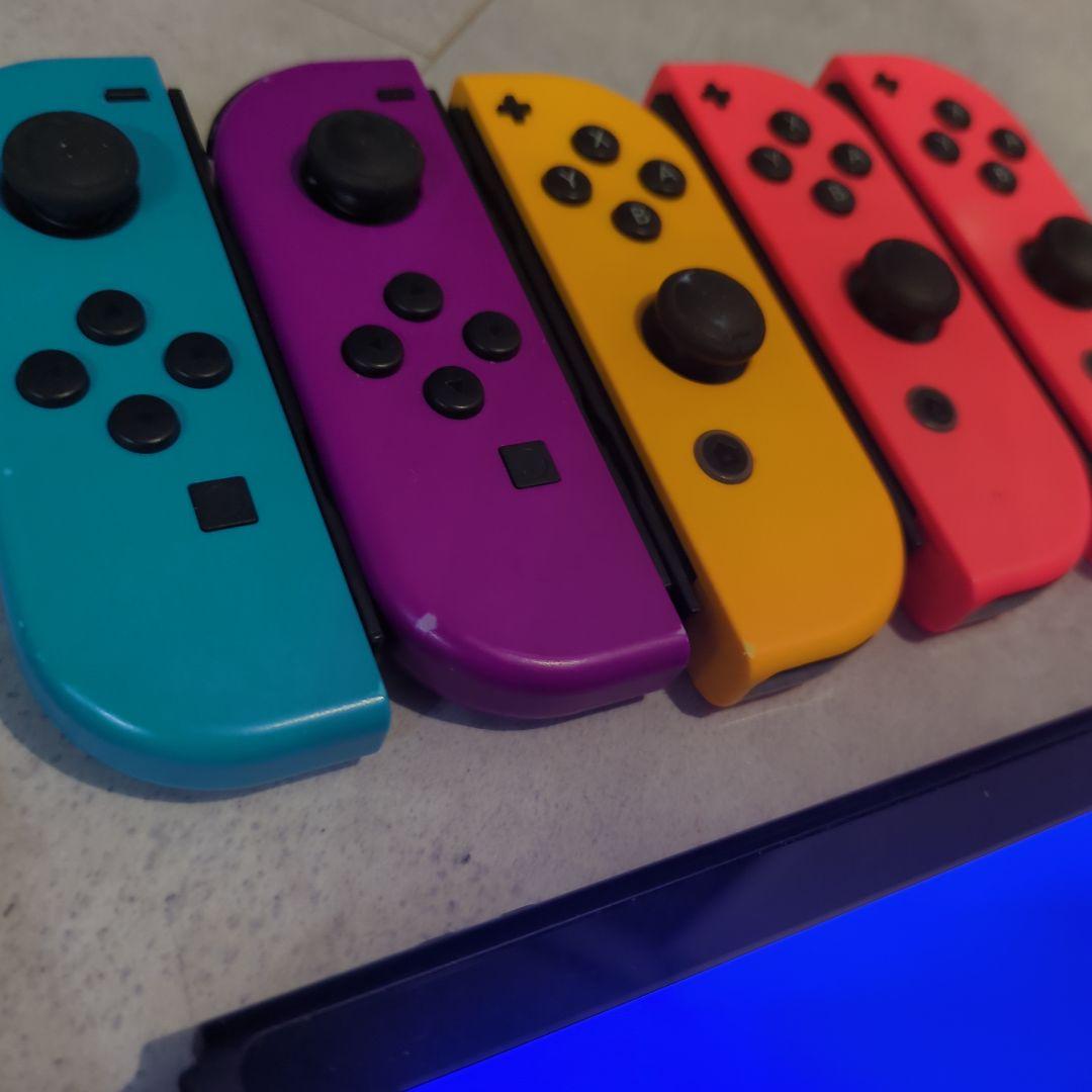 ジャンク品 Nintendo Switch 本体 ジョイコン5個付き - メルカリ