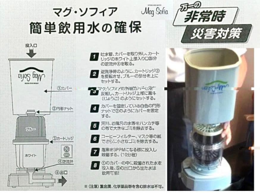 新品】酸素を多く含む浄活水器 マグソフィア バイオアロマ 緑豆付き