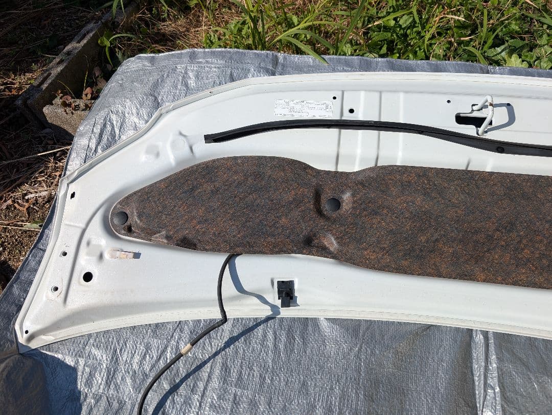 まめ様専用 ヴェルファイア20系後期ボンネットフード/純正 白070 ホワイト