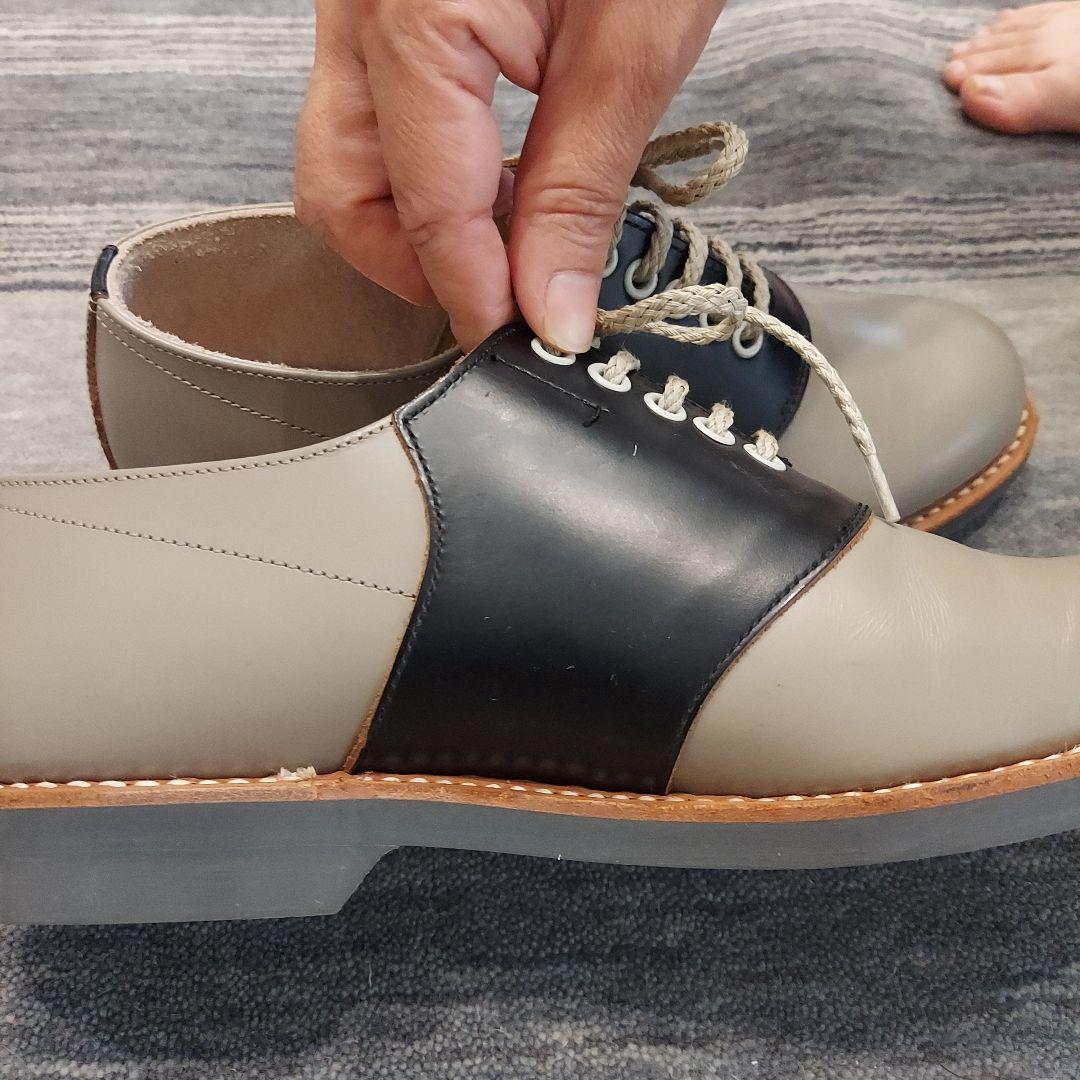 REGAL サドルシューズ バイカラーグレー×黒24センチ 美品 - メルカリ