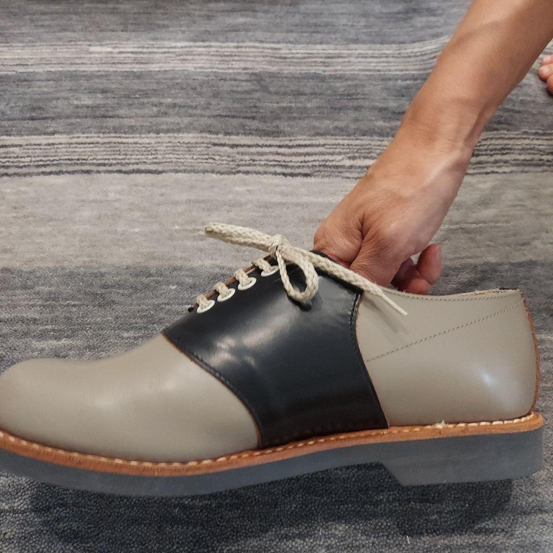 REGAL サドルシューズ バイカラーグレー×黒24センチ 美品 - メルカリ