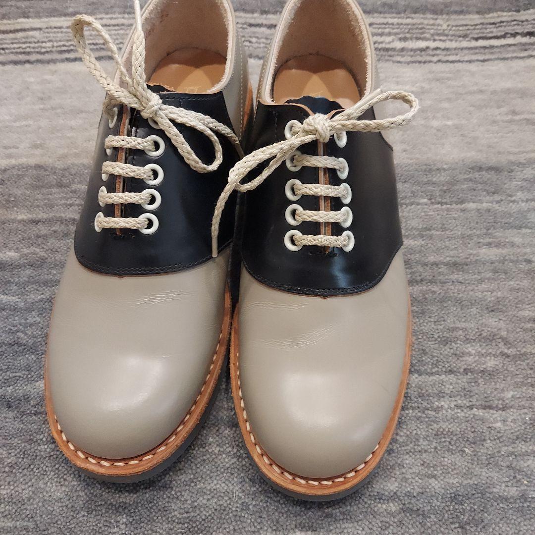 REGAL サドルシューズ バイカラーグレー×黒24センチ 美品 - メルカリ