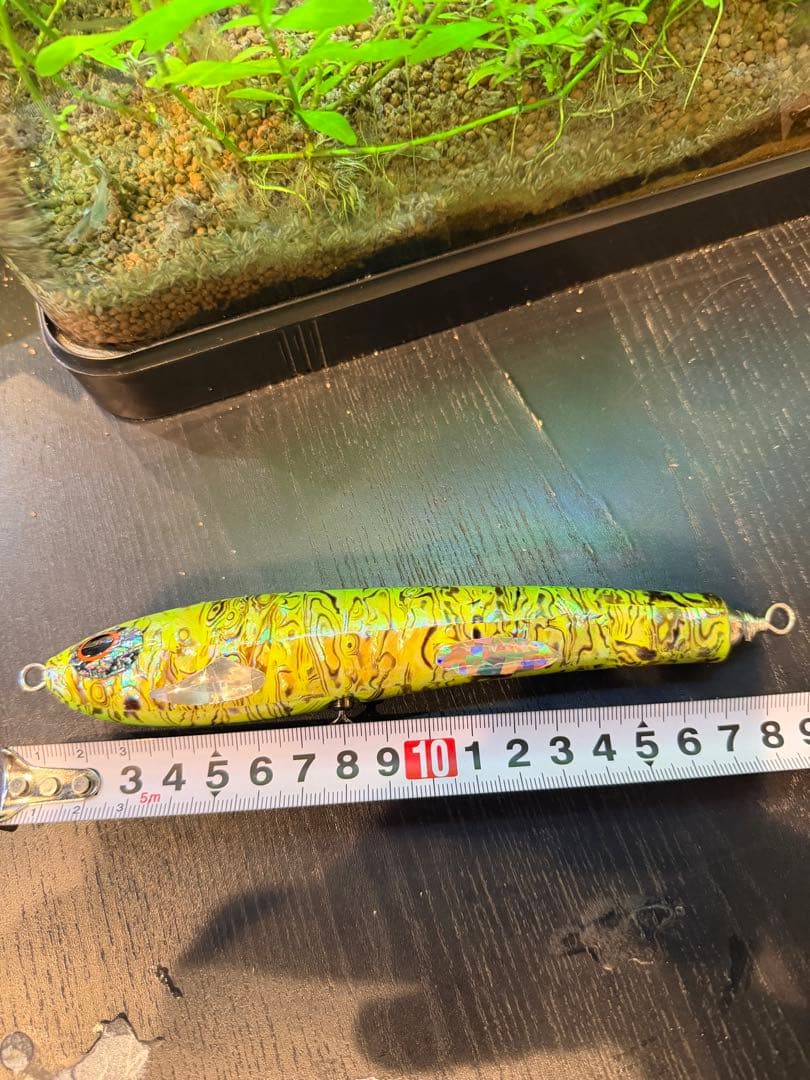 大型ポッパー 約20cm 黄緑 タイガー柄 未使用 マグロ ヒラマサ - メルカリ