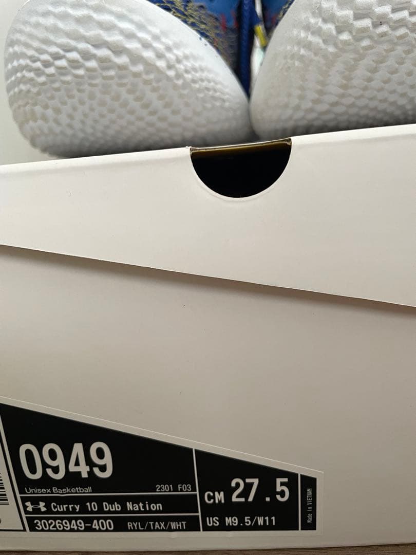 シューズ(男性用) Curry 10 Dub Nation 27.5cm