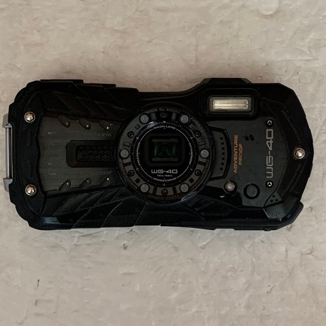 リコー RICOH WG-40 デジカメ WG-40 コンパクトデジタルカメラ イエロー [防水+防塵+耐衝撃] RICOH