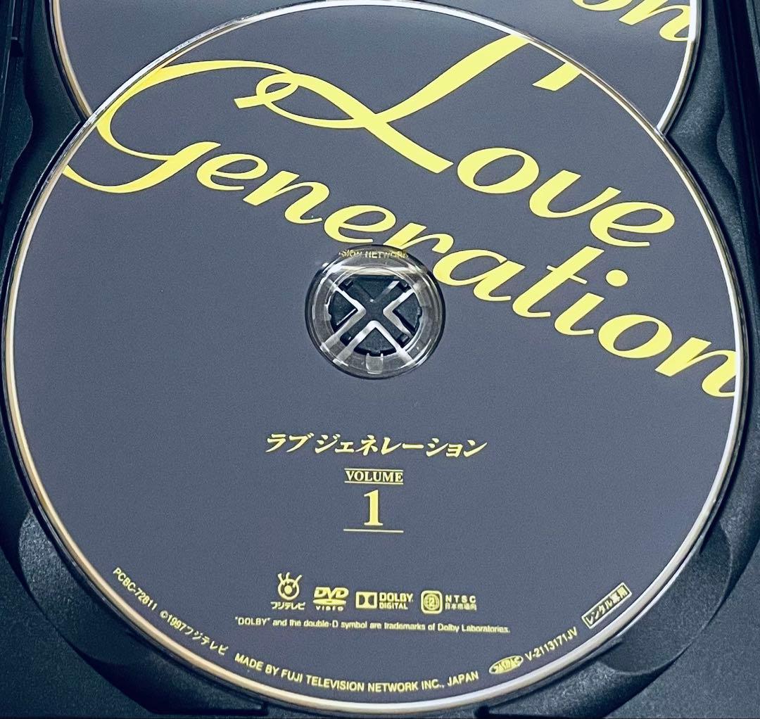 ラブジェネレーション 【全6巻】 レンタル版DVD 全巻セット 木村拓哉