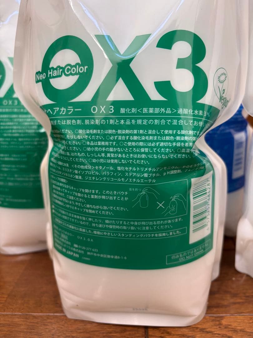 Neo Hair Color OX3 OX6 セット パウダーブリーチ カラー剤 - メルカリ