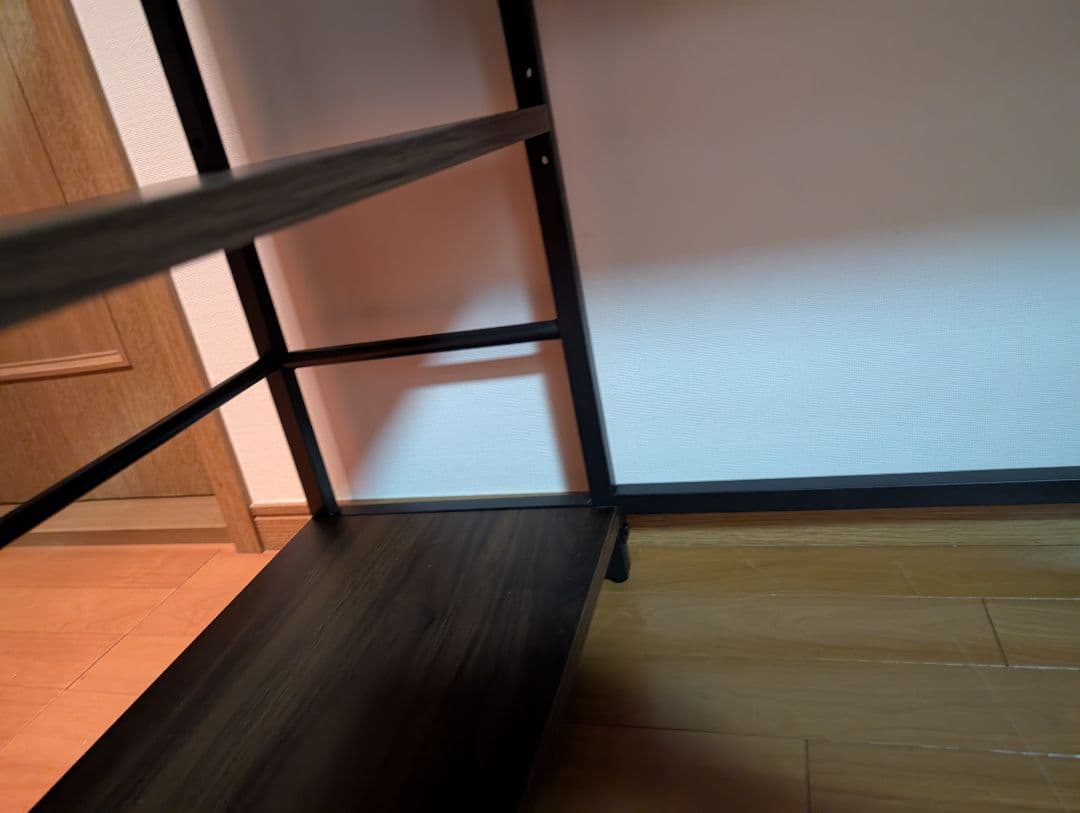 《送料込》LOWYA パソコンデスク 本棚付き システムデスク 事務 勉強机