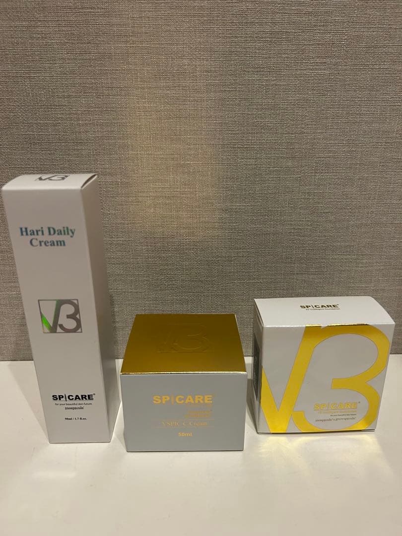 SPICARE V3 ファンデーション3点セット未使用品 SPICARE V3 ファンデーション V3セット アップパウダー smooth shiny