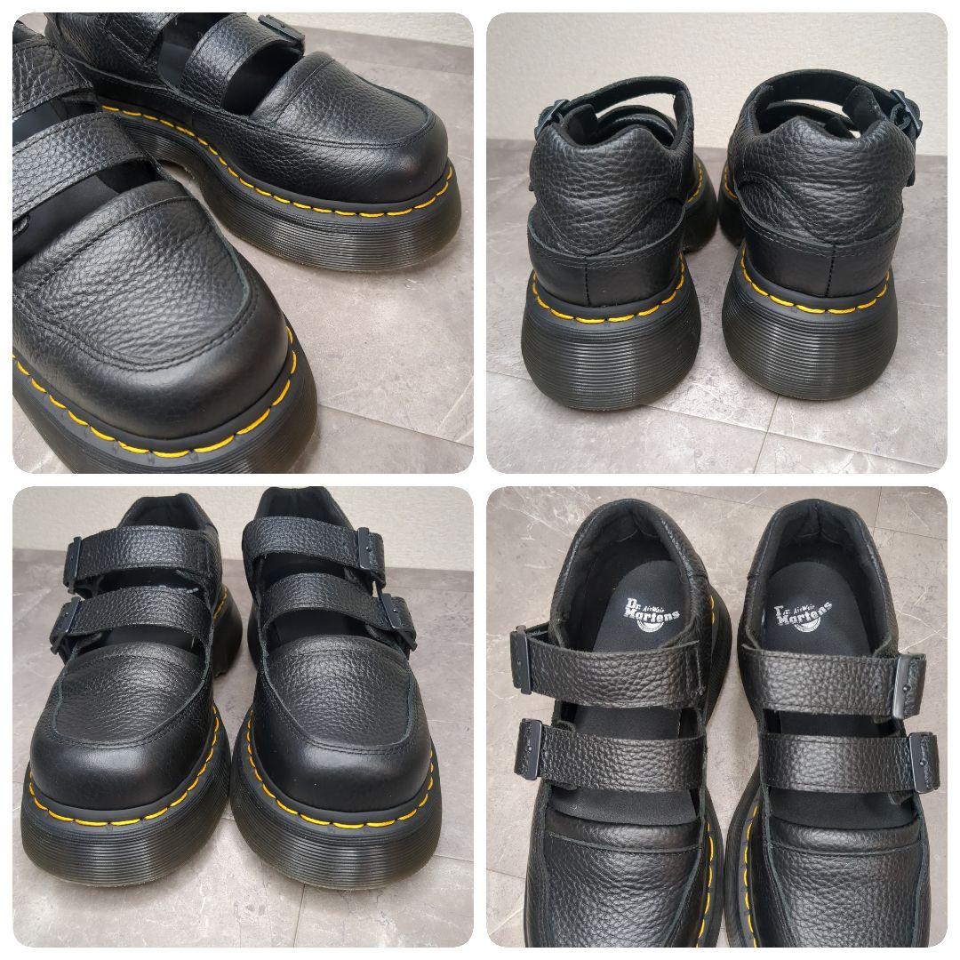 極美品☆24cm ドクターマーチン ブラック メリージェーン BUZZ シボ革