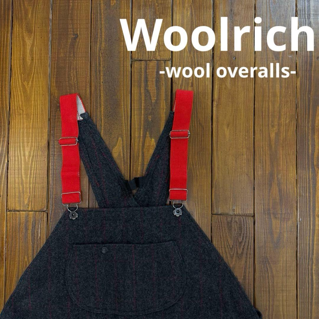 USA製‼︎【Woolrich ウールリッチ】ウールオーバーオール XL WOOLRICH/ウールリッチ/US企画/USA企画/デッドストック/迷彩