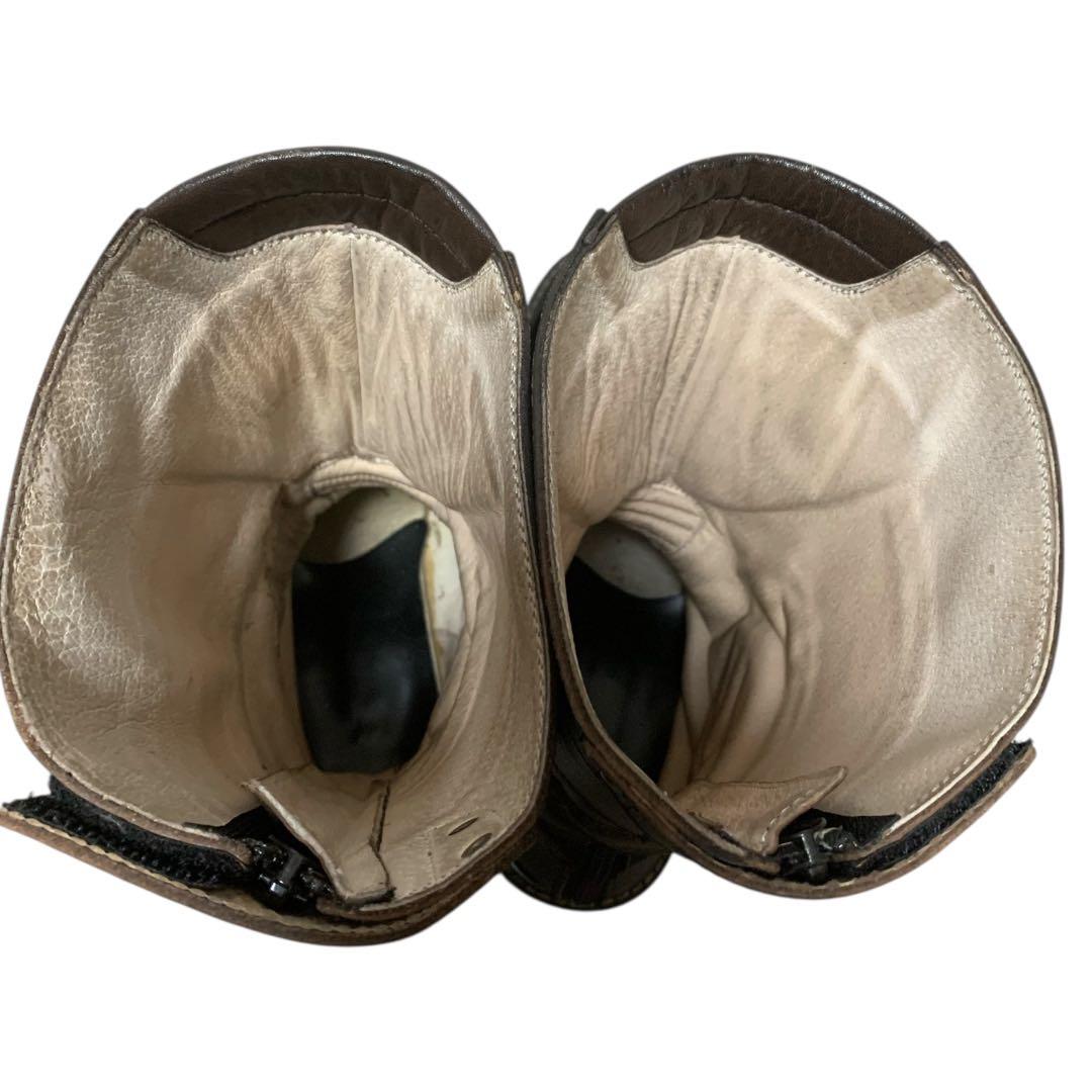 南海NANKAI RD 本革 ライディングバトルブーツ 26.5cm - メルカリ