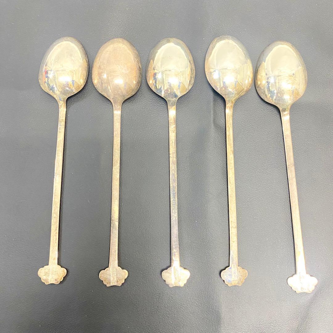 E11 慶雲上 昌丑 銀スプーン シルバー アンティーク 銀製 19.5cm