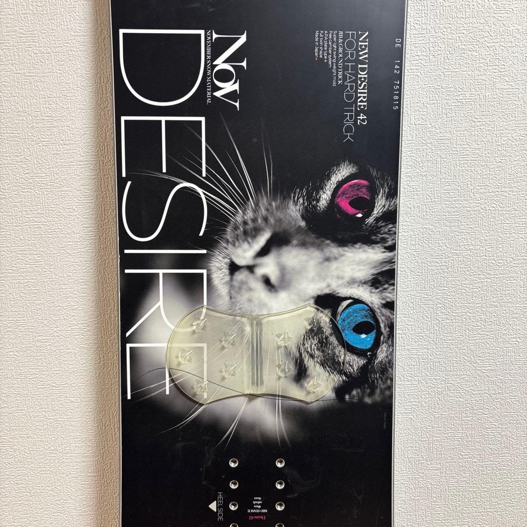 レディーススノーボード板 NOVEMBER DESIRE グラトリ142cm - メルカリ