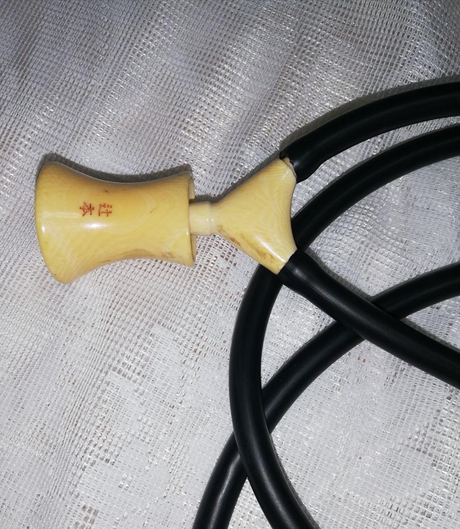 鬼束式聴診器　マンモス牙　昭和初期　美品　レーベン管新品交換済み