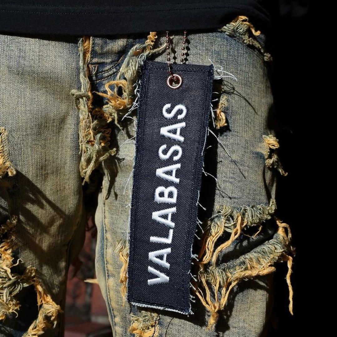 バラバサス valabasas ハードクラッシュブーツカットデニム 新品 30