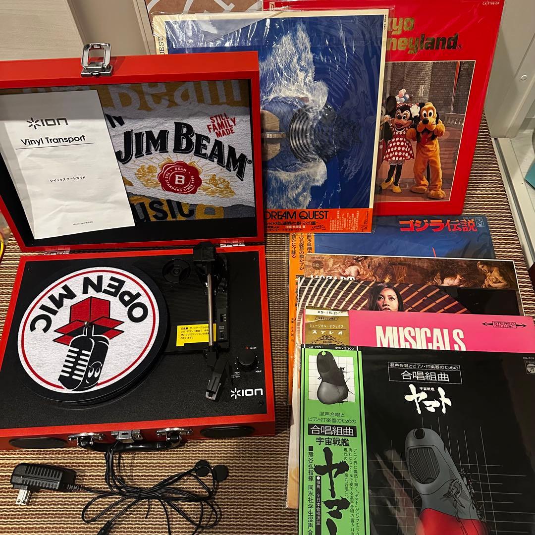 レコードプレーヤー Jim Beam レコード7枚セット レコードプレーヤー Jim Beam レコード7枚セット Amazon.co.jp