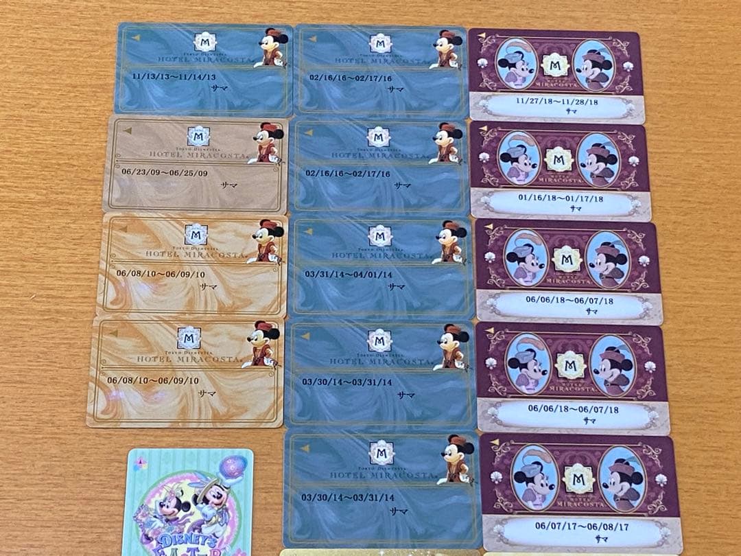 ミラコスタ・アンバサダーホテル・ディズニーランドホテル ルームキー