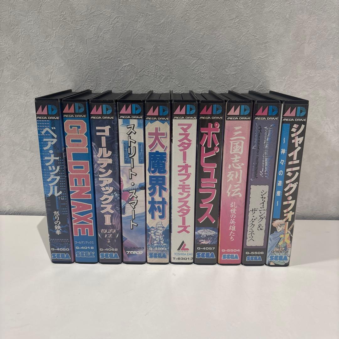 日*9様 メガドライブソフト10点セット Yahoo!オークション - SEGA MD メガドライブ ソフト 25点まとめ売り レ