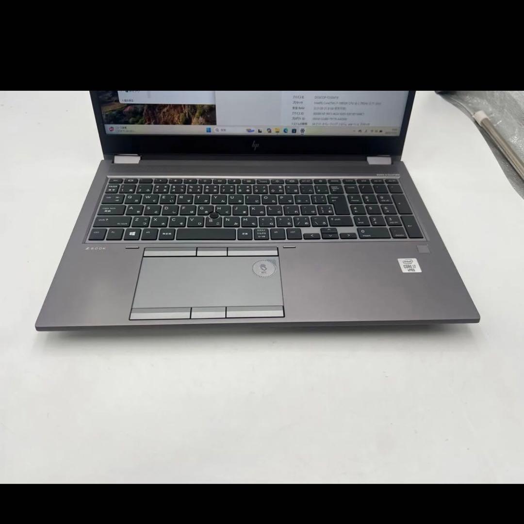 Windowsノート本体 hp ZBook Fury 15 G7 Core i7 10850H 2.7GH
