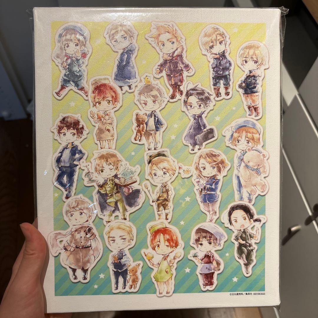 ヘタリア　マルイ　抽選会　当選品　キャンバスボード ヘタリア World☆Stars」POP UP SHOP in マルイ | AMNIBUS