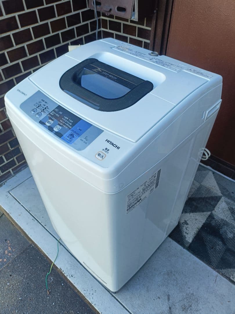 HITACHI NW-50B 5kg 縦型洗濯機 本体 2017年製 全自動洗濯機 NW-50B ： 洗濯機・衣類乾燥機 ： 日立の家電品