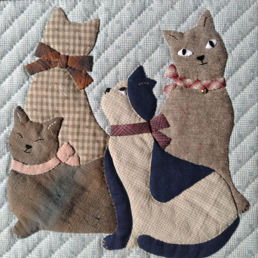 新品未使用】パッチワークタペストリー ねこのキルト - メルカリ