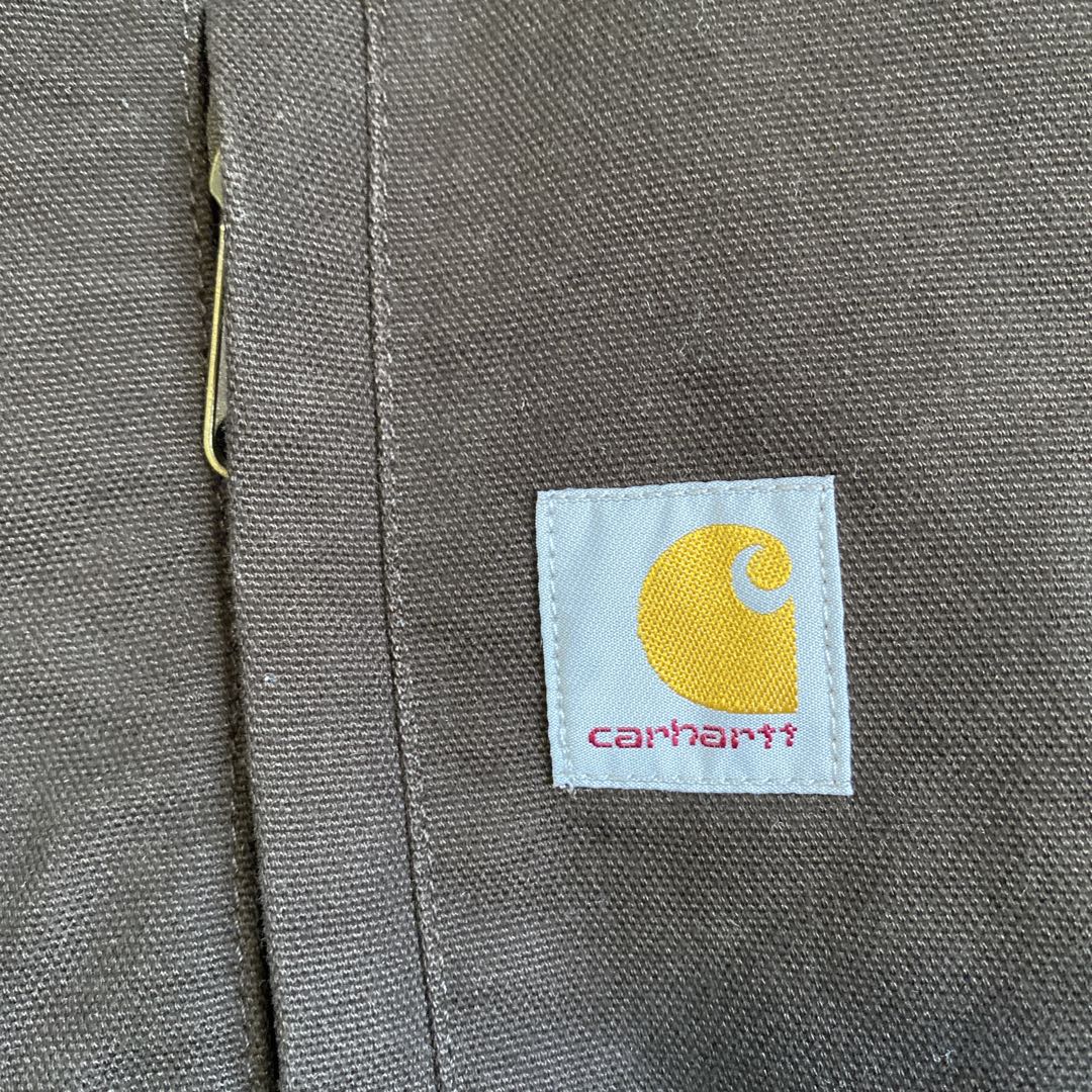 fumi様専用】 Carhartt ダックベスト DKB ダークブラウン M - メルカリ