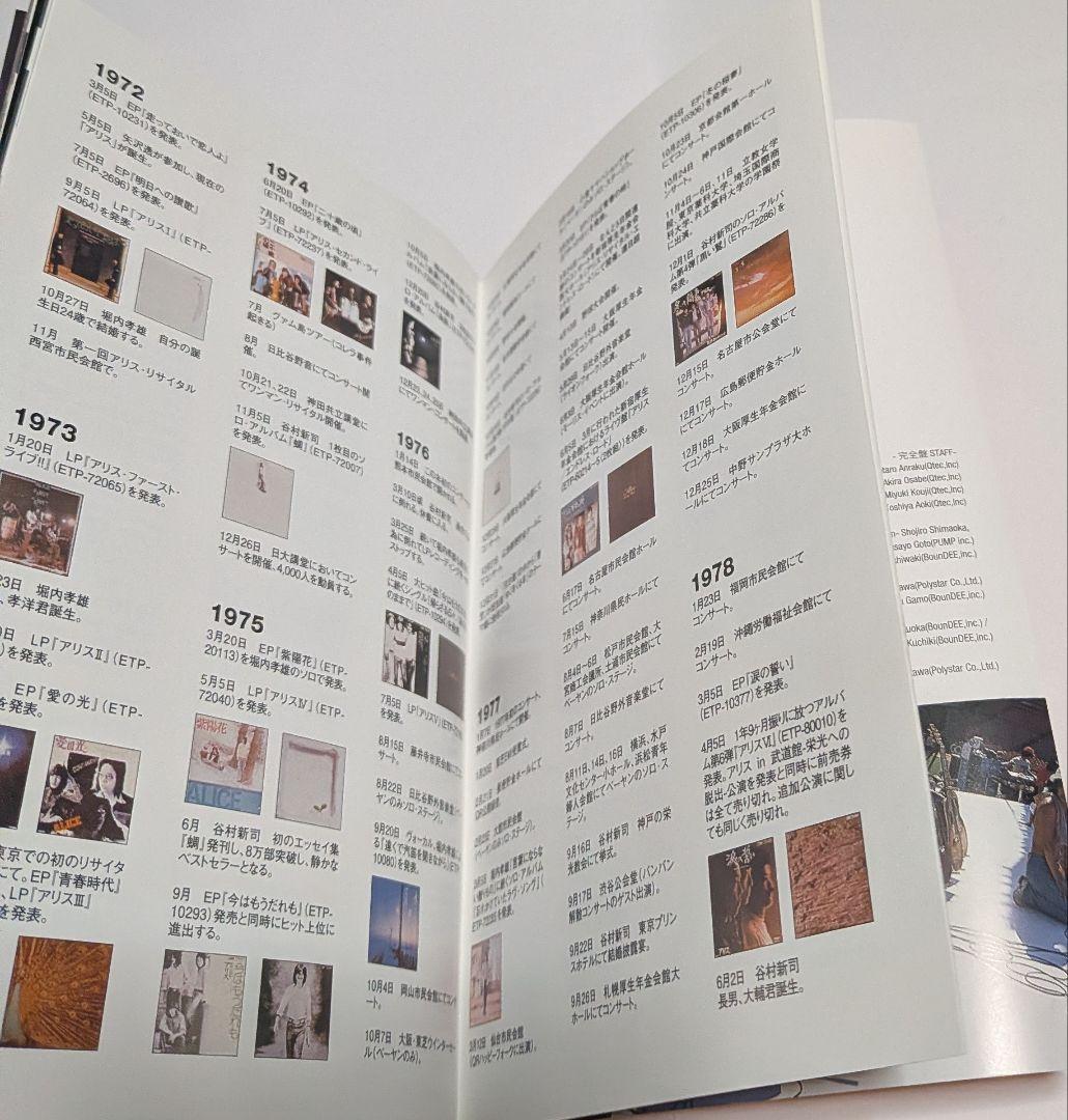 アリス 3606日 FINAL LIVE KORAKUEN 完全盤DVD BOX