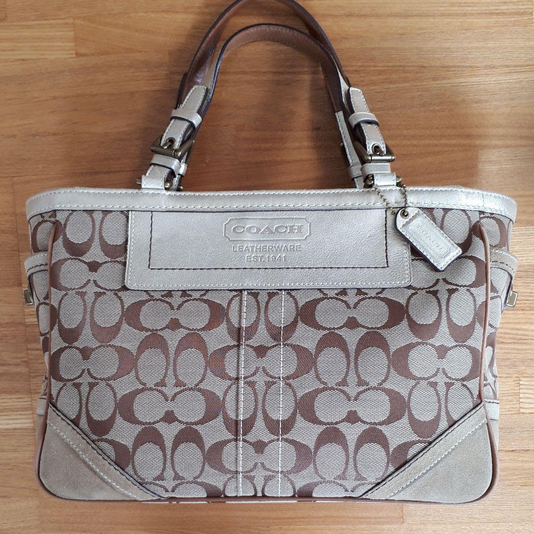 COACH コーチ シグネチャー トートバッグ 8K49 - メルカリ