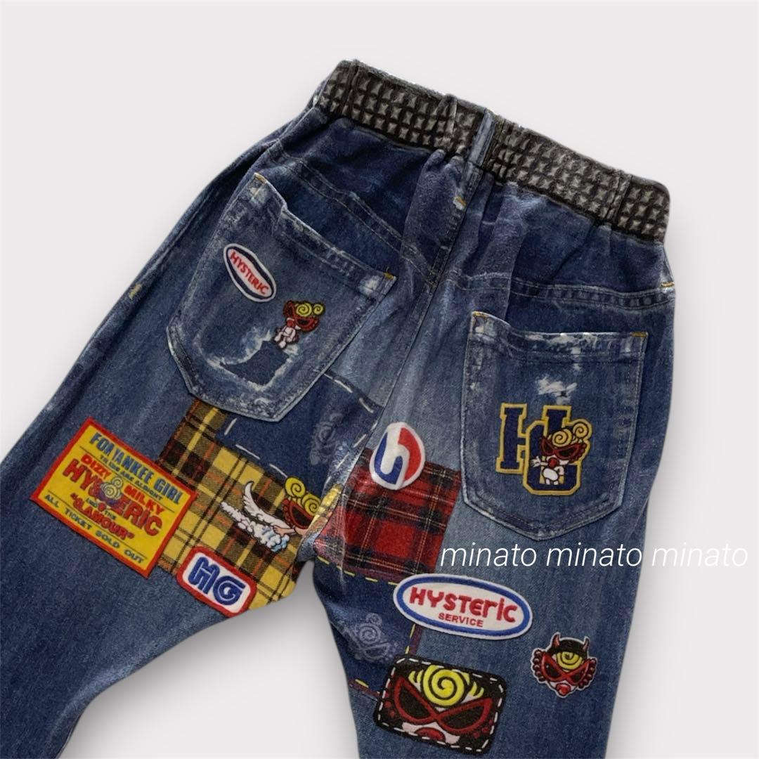 HYSTERIC MINI ヒステリックミニ パッチワーク 転写 ライクアデニム