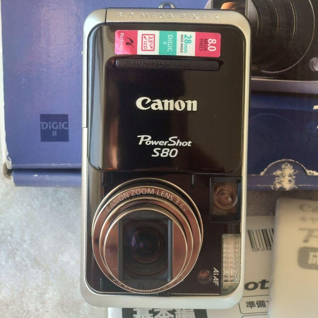極美品 Canon PowerShot S80 キャノン CCDセンサー 動作品 - メルカリ