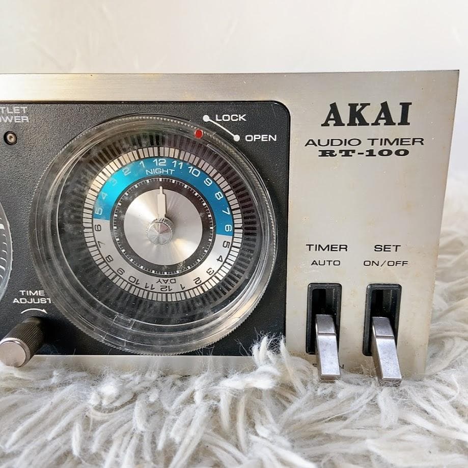 AKAI RT-100 オーディオタイマー 昭和レトロ AUDIO TIMER - メルカリ
