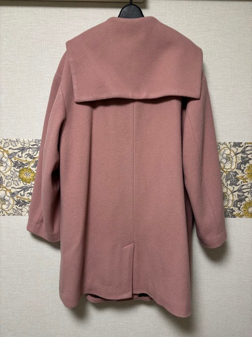 fig London エアリアルパイル Lotta coat ピンク fig London